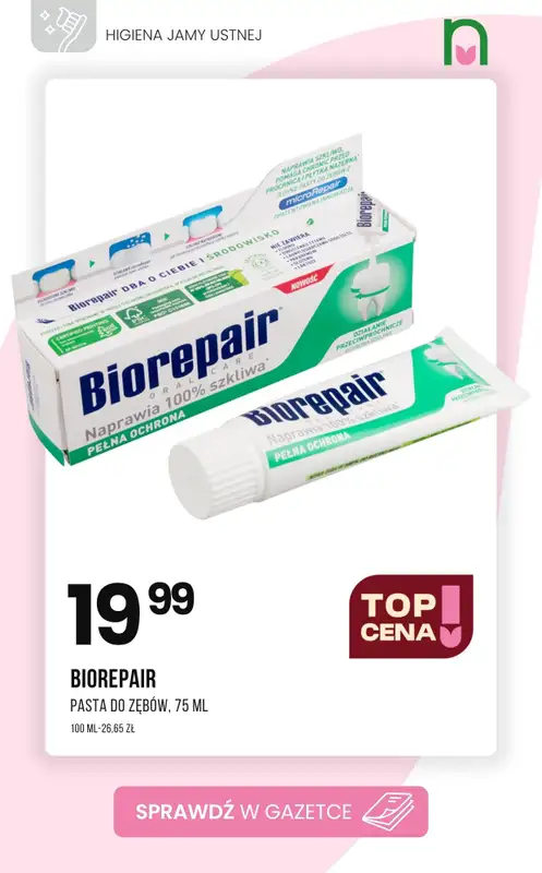 Drogerie Natura - gazetka promocyjna Higiena jamy ustnej - super okazje! od czwartku 07.05 do niedzieli 17.05 - strona 4