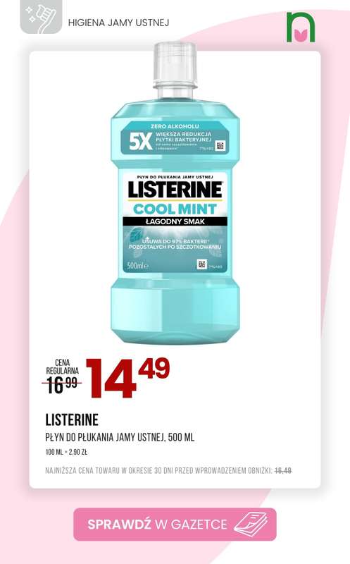 Drogerie Natura - gazetka promocyjna Higiena jamy ustnej - super okazje! od czwartku 07.05 do niedzieli 17.05 - strona 7
