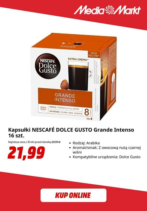 Media Markt - gazetka promocyjna Kawa w kapsułkach w super cenach! od czwartku 07.05 do niedzieli 17.05 - strona 3