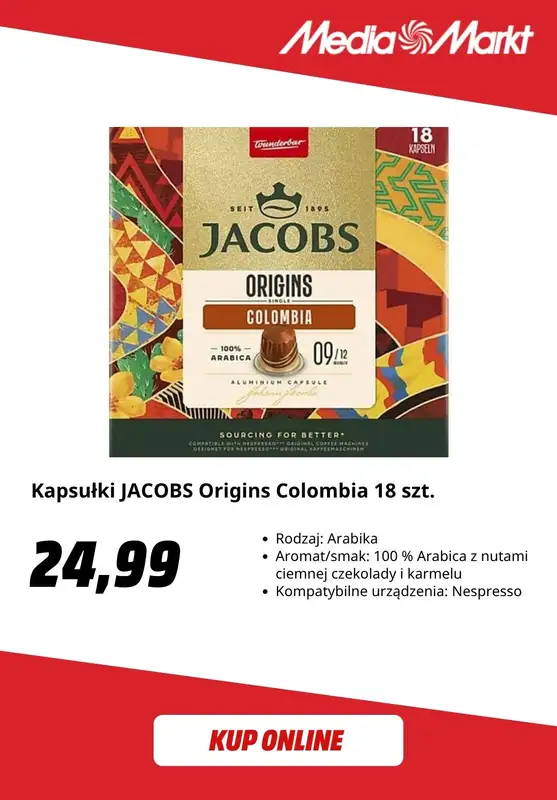 Media Markt - gazetka promocyjna Kawa w kapsułkach w super cenach! od czwartku 07.05 do niedzieli 17.05 - strona 4