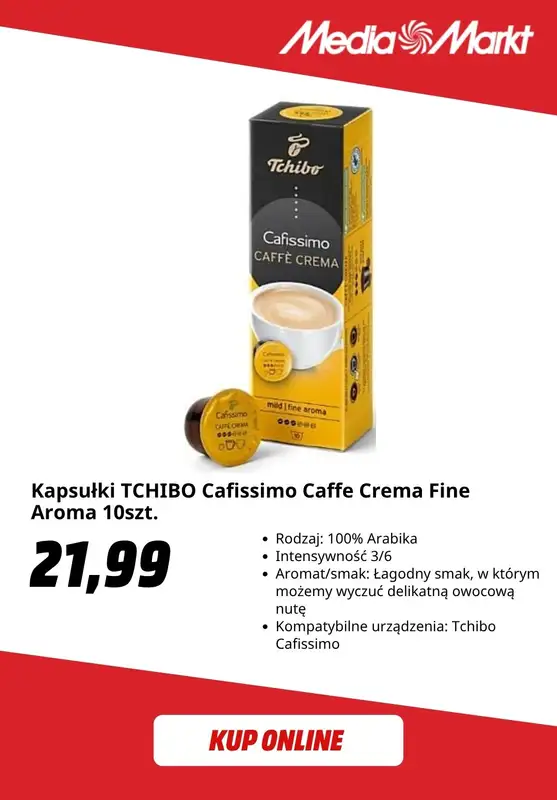 Media Markt - gazetka promocyjna Kawa w kapsułkach w super cenach! od czwartku 07.05 do niedzieli 17.05 - strona 5