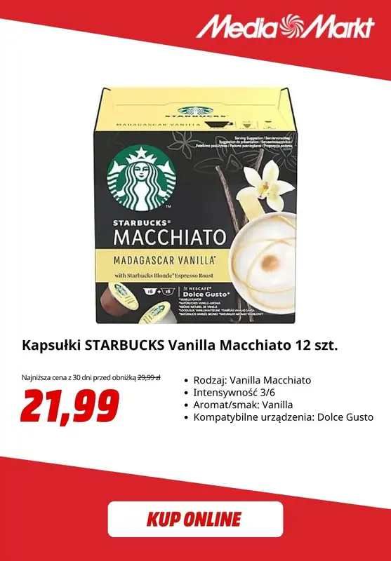 Media Markt - gazetka promocyjna Kawa w kapsułkach w super cenach! od czwartku 07.05 do niedzieli 17.05 - strona 9