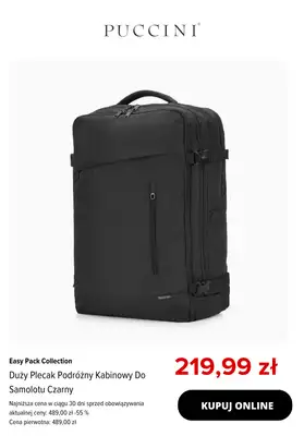 BEST SALE - gazetka promocyjna Puccini | -20% na produkty z kolekcji Easy Pack od czwartku 07.05 do środy 13.05 - strona 10