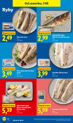 Lidl - gazetka promocyjna Oferta od czwartku od czwartku 07.05 do soboty 09.05 - strona 72