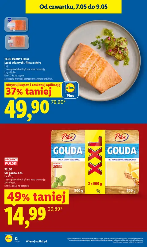 Lidl - gazetka promocyjna Oferta od czwartku od czwartku 07.05 do soboty 09.05 - strona 12
