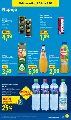 Lidl - gazetka promocyjna Oferta od czwartku od czwartku 07.05 do soboty 09.05 - strona 83