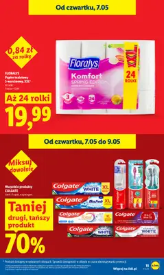 Lidl - gazetka promocyjna Oferta od czwartku od czwartku 07.05 do soboty 09.05 - strona 15