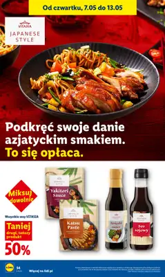 Lidl - gazetka promocyjna Oferta od czwartku od czwartku 07.05 do soboty 09.05 - strona 54