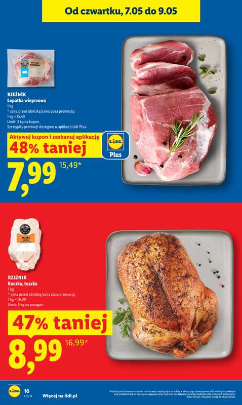 Lidl - gazetka promocyjna Oferta od czwartku od czwartku 07.05 do soboty 09.05 - strona 10