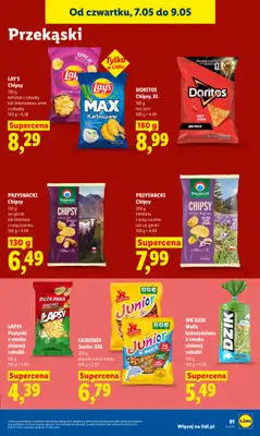 Lidl - gazetka promocyjna Oferta od czwartku od czwartku 07.05 do soboty 09.05 - strona 95