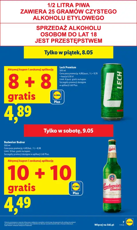 Lidl - gazetka promocyjna Oferta od czwartku od czwartku 07.05 do soboty 09.05 - strona 7
