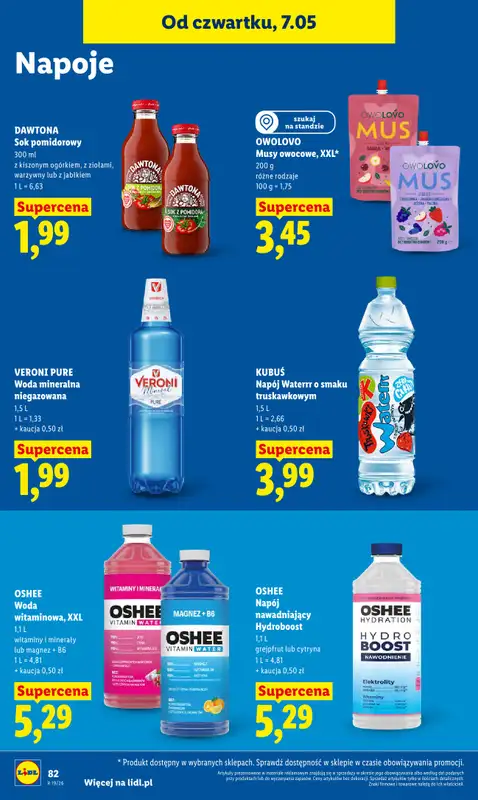 Lidl - gazetka promocyjna Oferta od czwartku od czwartku 07.05 do soboty 09.05 - strona 84