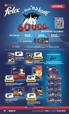 Netto - gazetka promocyjna Gazetka Spożywcza od poniedziałku 11.05 do soboty 16.05 - strona 34