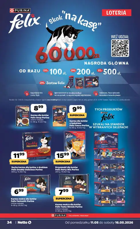 Netto - gazetka promocyjna Gazetka Spożywcza od poniedziałku 11.05 do soboty 16.05 - strona 34
