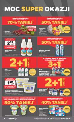 Netto - gazetka promocyjna Gazetka Spożywcza od poniedziałku 11.05 do soboty 16.05 - strona 4