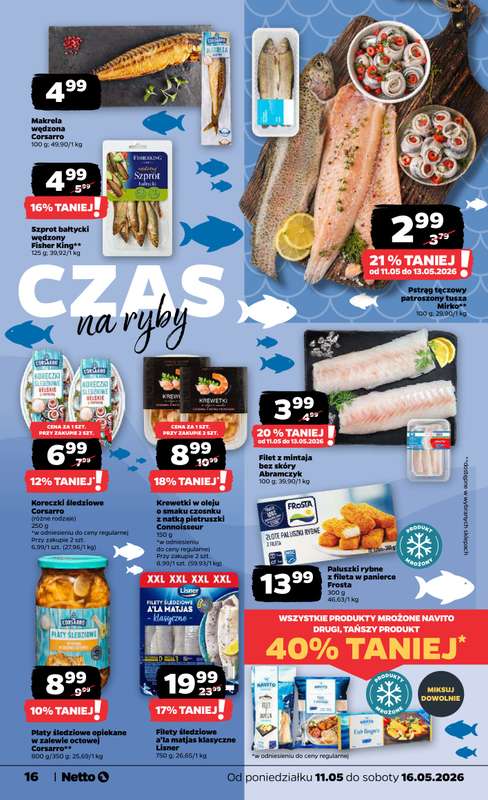 Netto - gazetka promocyjna Gazetka Spożywcza od poniedziałku 11.05 do soboty 16.05 - strona 16