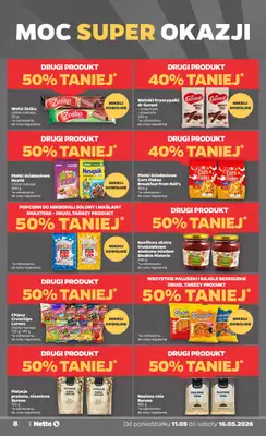 Netto - gazetka promocyjna Gazetka Spożywcza od poniedziałku 11.05 do soboty 16.05 - strona 8