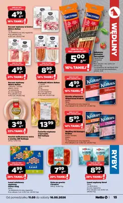Netto - gazetka promocyjna Gazetka Spożywcza od poniedziałku 11.05 do soboty 16.05 - strona 15