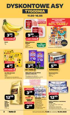 Netto - gazetka promocyjna Gazetka Spożywcza od poniedziałku 11.05 do soboty 16.05 - strona 2
