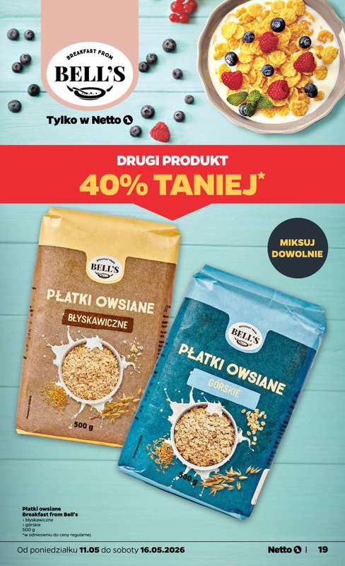 Netto - gazetka promocyjna Gazetka Spożywcza  do soboty 16.05 - strona 19