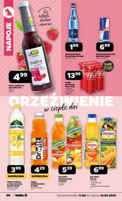 Netto - gazetka promocyjna Gazetka Spożywcza od poniedziałku 11.05 do soboty 16.05 - strona 30
