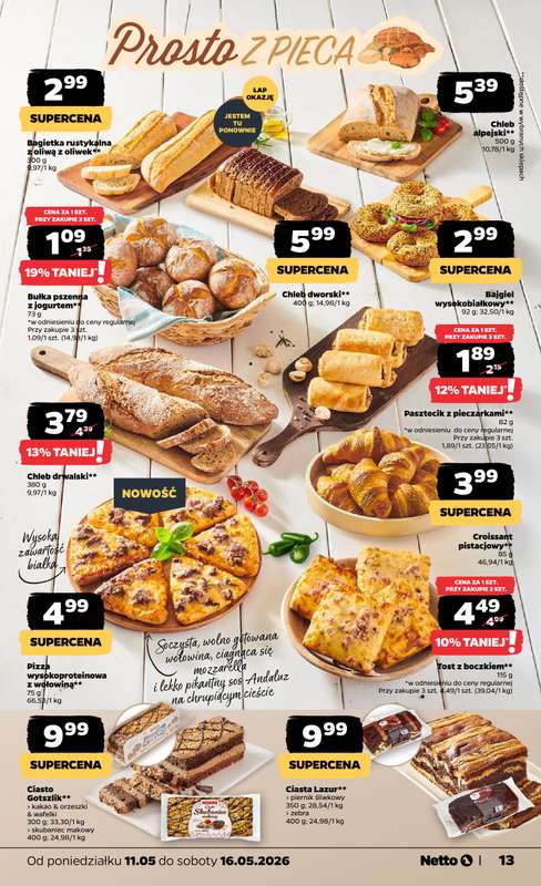Netto - gazetka promocyjna Gazetka Spożywcza od poniedziałku 11.05 do soboty 16.05 - strona 13
