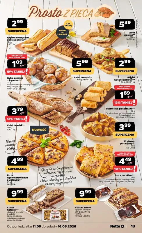 Netto - gazetka promocyjna Gazetka Spożywcza od poniedziałku 11.05 do soboty 16.05 - strona 13