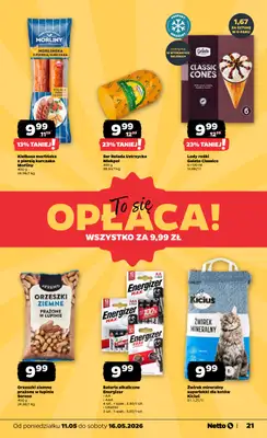 Netto - gazetka promocyjna Gazetka Spożywcza od poniedziałku 11.05 do soboty 16.05 - strona 21