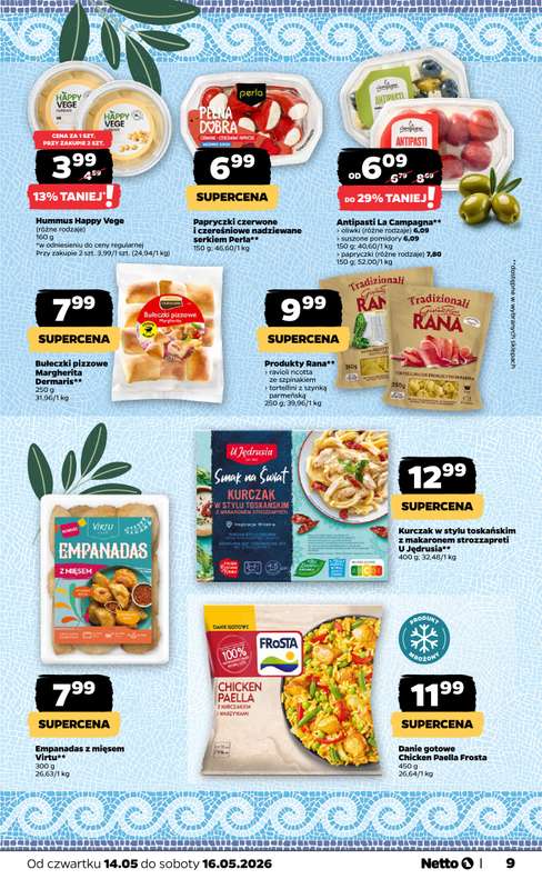 Netto - gazetka promocyjna Gazetka Spożywcza  do soboty 16.05 - strona 9