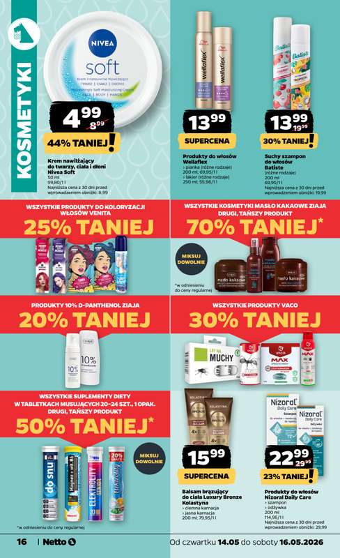 Netto - gazetka promocyjna Gazetka Spożywcza od czwartku 14.05 do soboty 16.05 - strona 16
