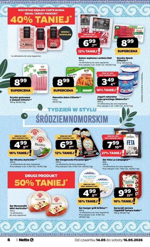Netto - gazetka promocyjna Gazetka Spożywcza od czwartku 14.05 do soboty 16.05 - strona 8