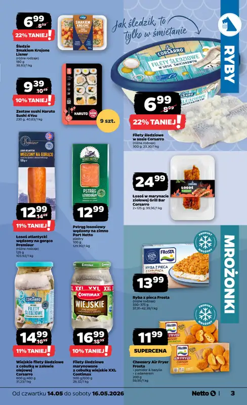 Netto - gazetka promocyjna Gazetka Spożywcza od czwartku 14.05 do soboty 16.05 - strona 3