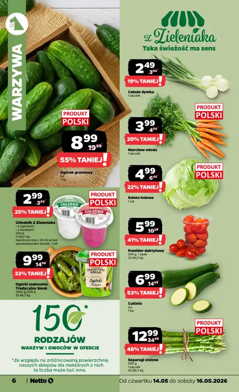Netto - gazetka promocyjna Gazetka Spożywcza od czwartku 14.05 do soboty 16.05 - strona 6