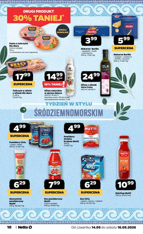 Netto - gazetka promocyjna Gazetka Spożywcza od czwartku 14.05 do soboty 16.05 - strona 10