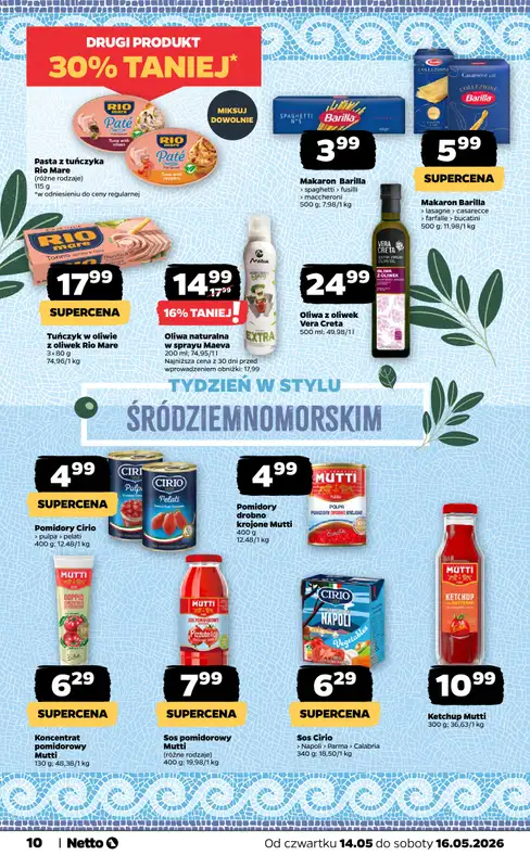 Netto - gazetka promocyjna Gazetka Spożywcza od czwartku 14.05 do soboty 16.05 - strona 10