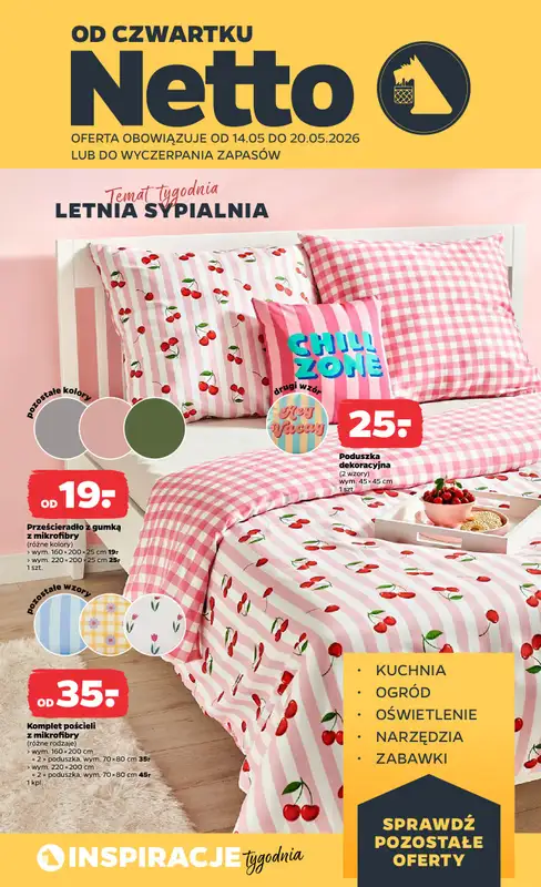 Netto - gazetka promocyjna Inspiracje Tygodnia Dom  do środy 20.05
