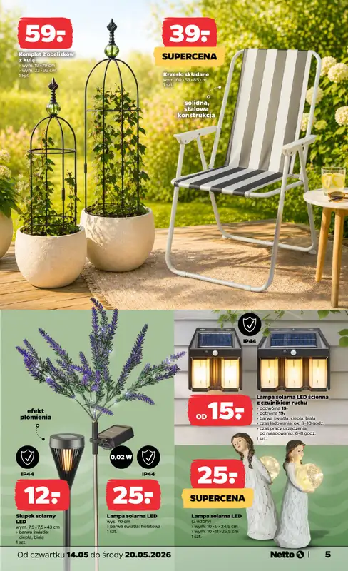 Netto - gazetka promocyjna Inspiracje Tygodnia Dom  do środy 20.05 - strona 5