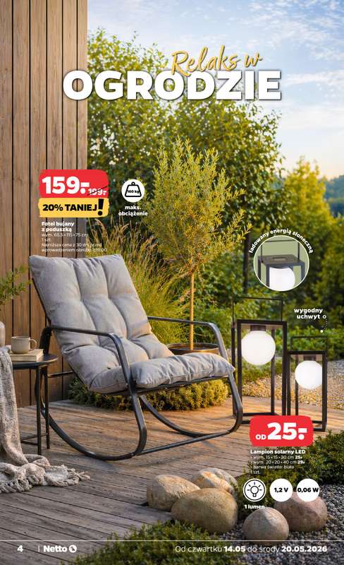 Netto - gazetka promocyjna Inspiracje Tygodnia Dom  do środy 20.05 - strona 4