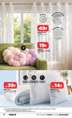 Netto - gazetka promocyjna Inspiracje Tygodnia Dom  do środy 20.05 - strona 2