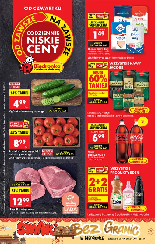 Biedronka - gazetka promocyjna Od czwartku, Z ladą tradycyjną  