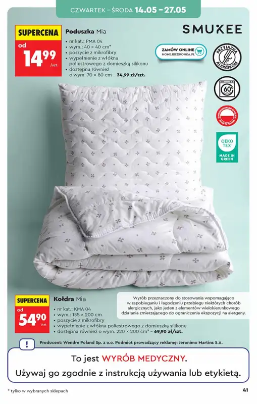 Biedronka - gazetka promocyjna Hity i inspiracje, od 09.05 od soboty 09.05 do środy 27.05 - strona 41