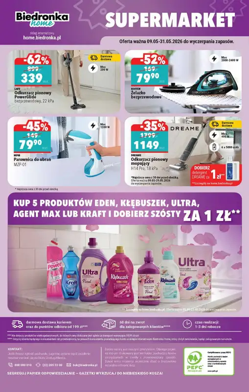Biedronka - gazetka promocyjna Hity i inspiracje, od 09.05 od soboty 09.05 do środy 27.05 - strona 48