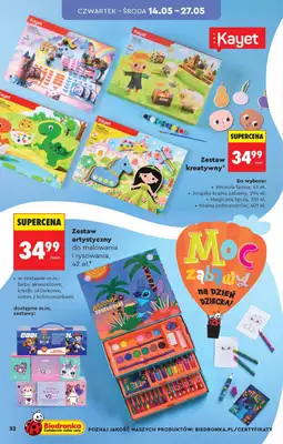 Biedronka - gazetka promocyjna Hity i inspiracje, od 09.05 od soboty 09.05 do środy 27.05 - strona 32