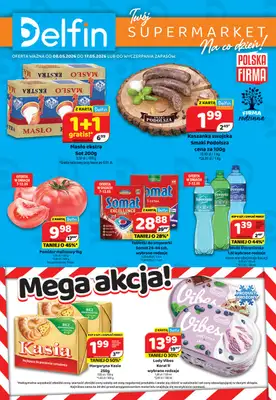 Delfin - gazetka promocyjna Gazetka od piątku 08.05 do niedzieli 17.05