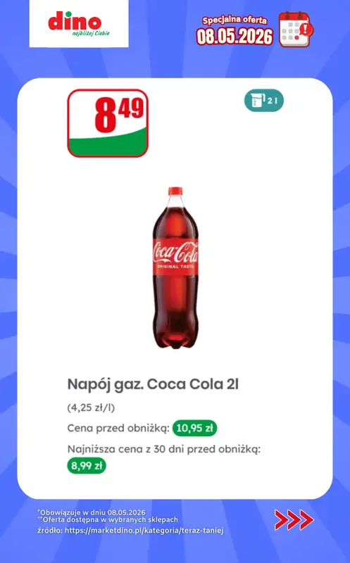 Dino - gazetka promocyjna Specjalna oferta na 08.05.2026 - promocje spoza gazetki od piątku 08.05 do piątku 08.05 - strona 7