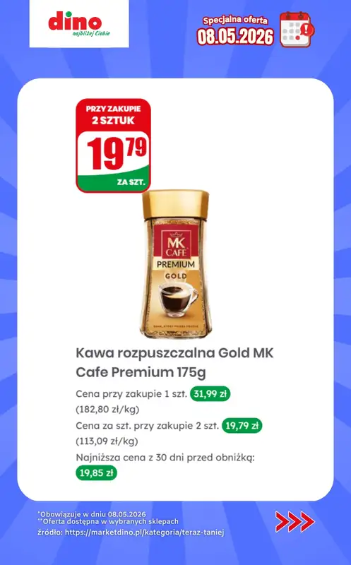 Dino - gazetka promocyjna Specjalna oferta na 08.05.2026 - promocje spoza gazetki od piątku 08.05 do piątku 08.05 - strona 8