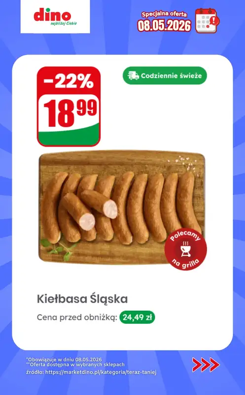 Dino - gazetka promocyjna Specjalna oferta na 08.05.2026 - promocje spoza gazetki od piątku 08.05 do piątku 08.05 - strona 5