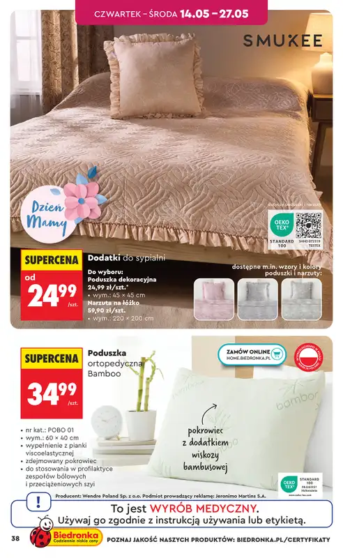 Biedronka - gazetka promocyjna Hity i inspiracje, od 09.05 od soboty 09.05 do środy 27.05 - strona 40