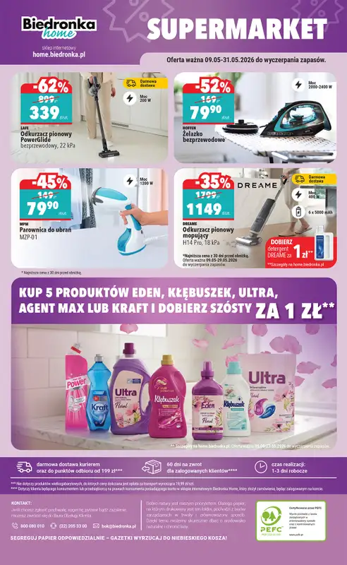 Biedronka - gazetka promocyjna Hity i inspiracje, od 09.05 od soboty 09.05 do środy 27.05 - strona 50