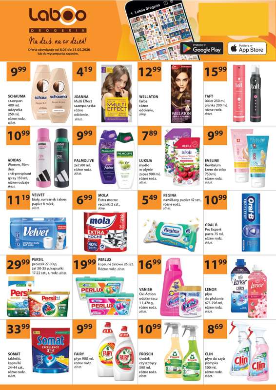 Drogerie Laboo - gazetka promocyjna Gazetka od piątku 08.05 do niedzieli 31.05